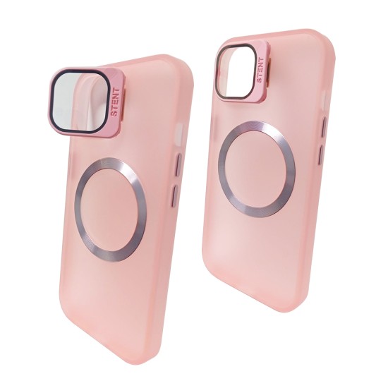 Silicone Fusion Protection Case for Apple iPhone 15 Pink